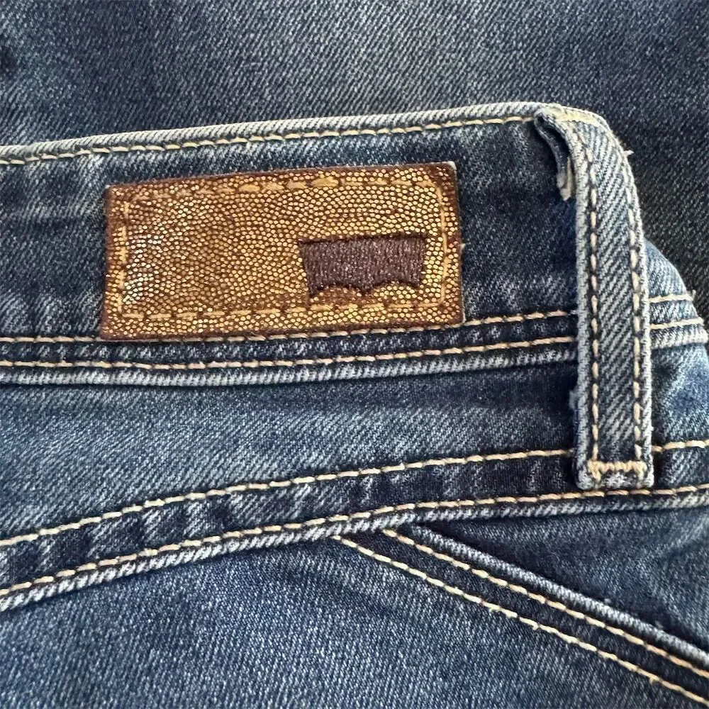 Levi's Revel Demi Curve Skinny Jeans Size 24 Blue Denim Medium Wash - Picture 9 of 11